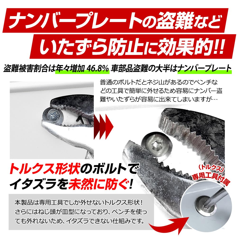 Amazon | YOURS(ユアーズ) N-BOX/N-BOX CUSTOM JF5/6 適合 ナンバー